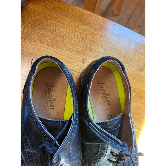 Florsheim Mens Black‎ Leather Wingtip Oxford Dress Shoes Size 9.5M main image 5